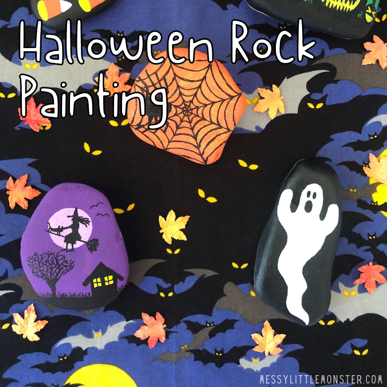 Halloween rock painting ideas