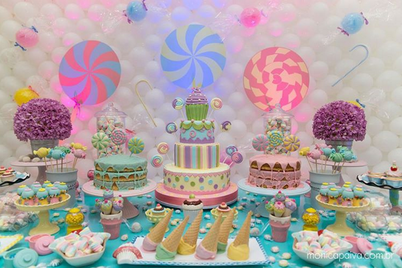 Ideas para una fiesta de 15 años tema Candy Land