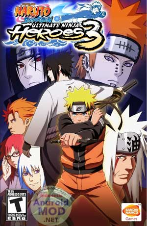 Naruto,Shippuden,Ultimate,Ninja,Heroes,3,ISO,PPSSPP