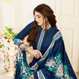 Ib Nx Gulbahar Pashmina Salwar Kameez Collection