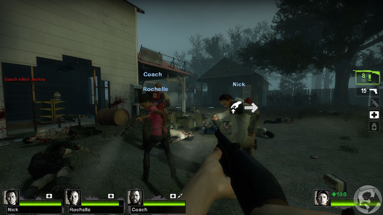 Left 2 dead 2 карта
