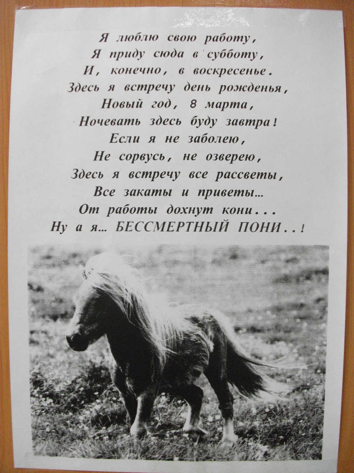Стихи про трудоголика смешные