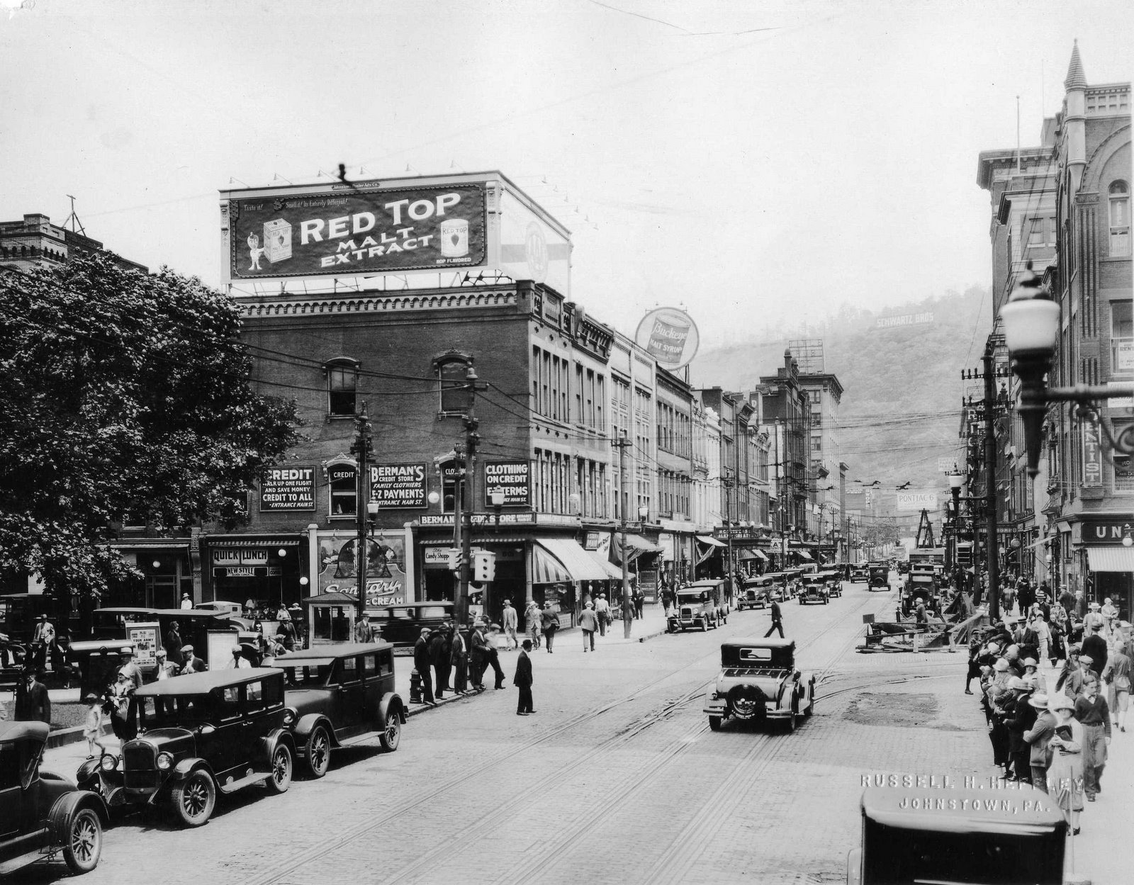 Vintage Johnstown Downtown Johnstown Main and Franklin