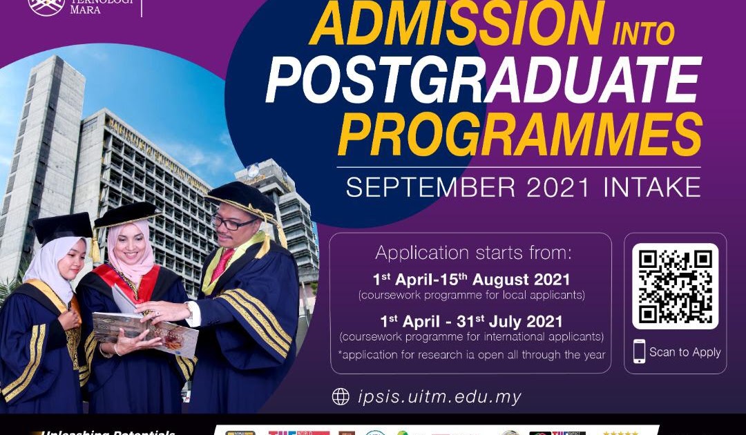 POSTGRADUATE PROGRAMME Application for Postgraduate Programme at