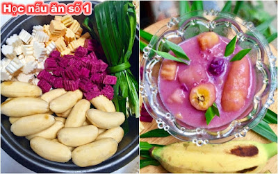 cách nấu chè chuối khoai