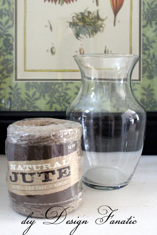 diy Design Fanatic Jute Covered Vase