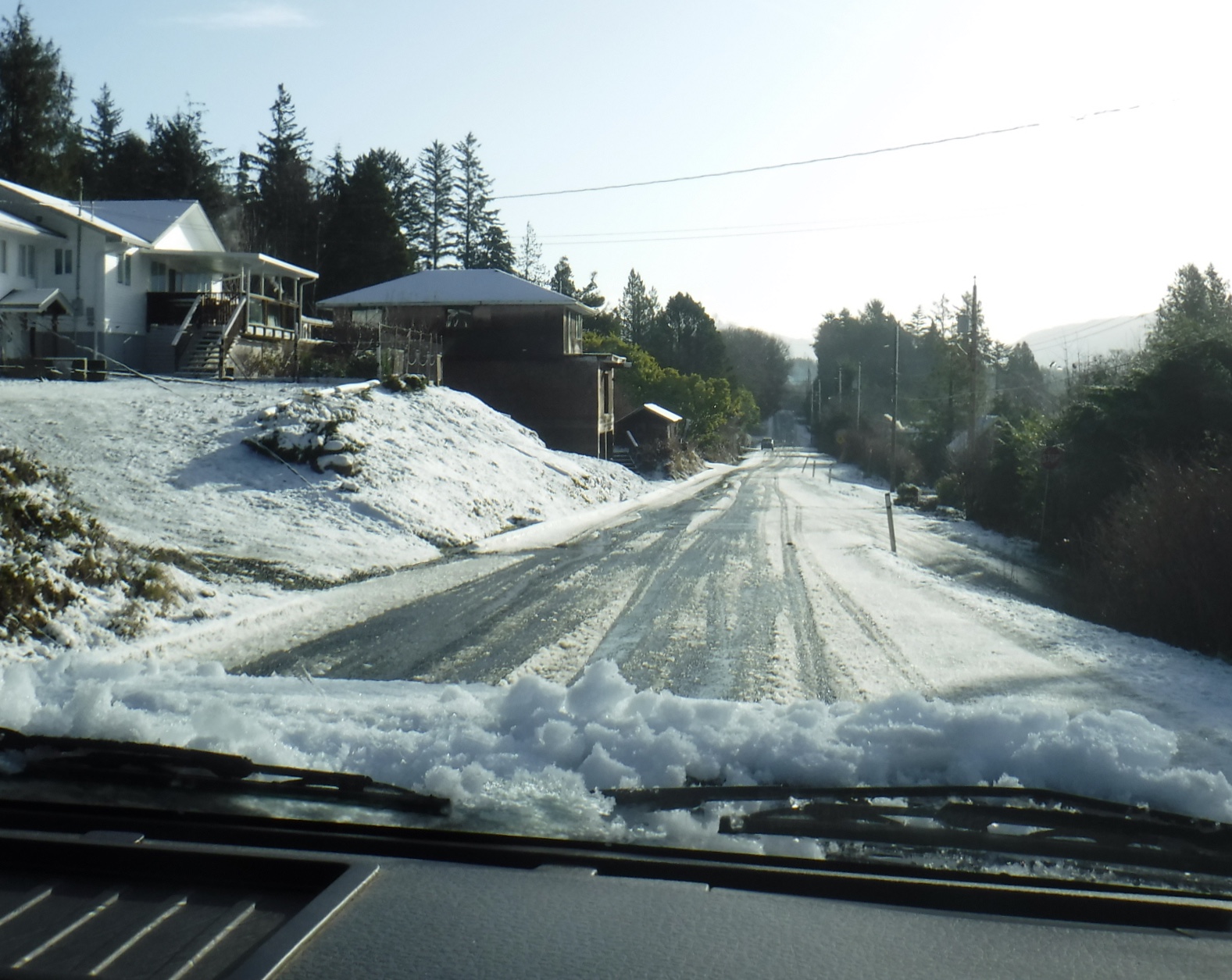 Waving at Strangers creating a new life in Sointula, BC. Winter in