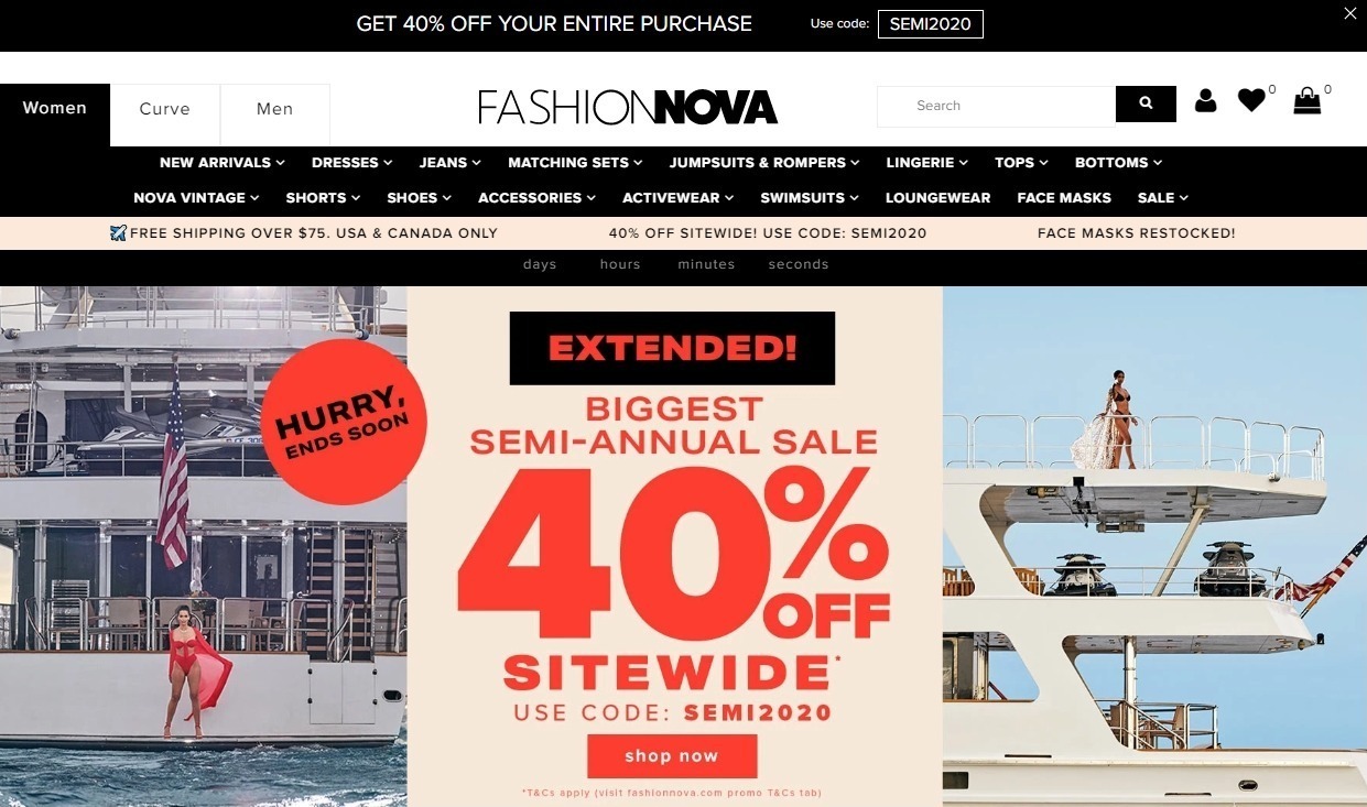 Fashion Nova Discount Codes, Coupons. January 2021: Save $40 + Extra 8% ...