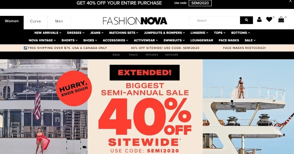 Fashion Nova Discount Codes, Coupons. January 2021: Save $40 + Extra 8% ...