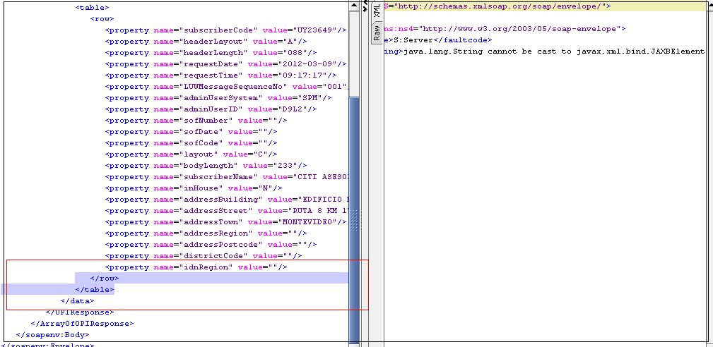 Java webservice considering the space/newline characters as an element