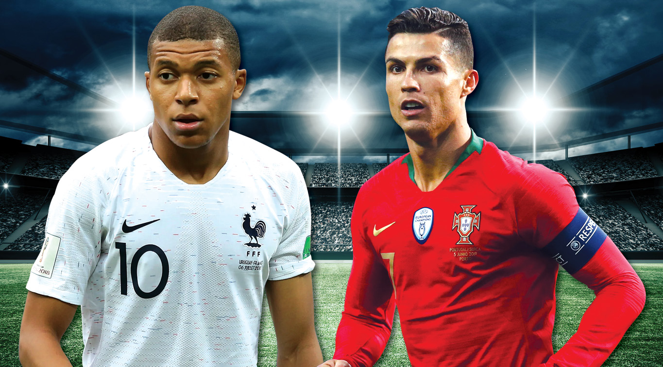 Kylian Mbappe and Cristiano Ronaldo Kylian Mbappe and Cristiano Ronaldo