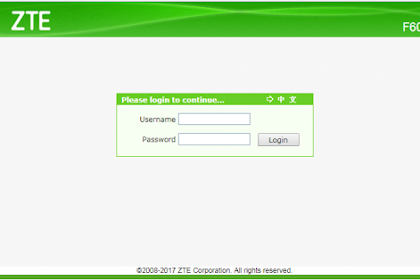Cara membobol Wifi ZTE F609 IndiHome 2018 terbaru