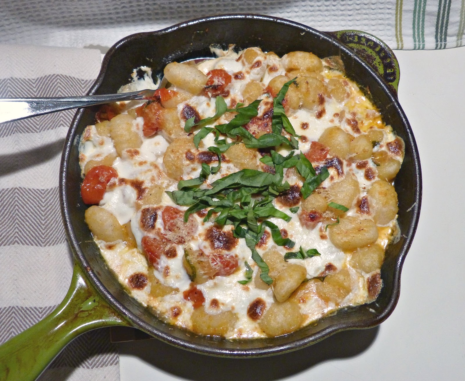 A Squared What's for Dinner Wednesday Baked Skillet Gnocchi