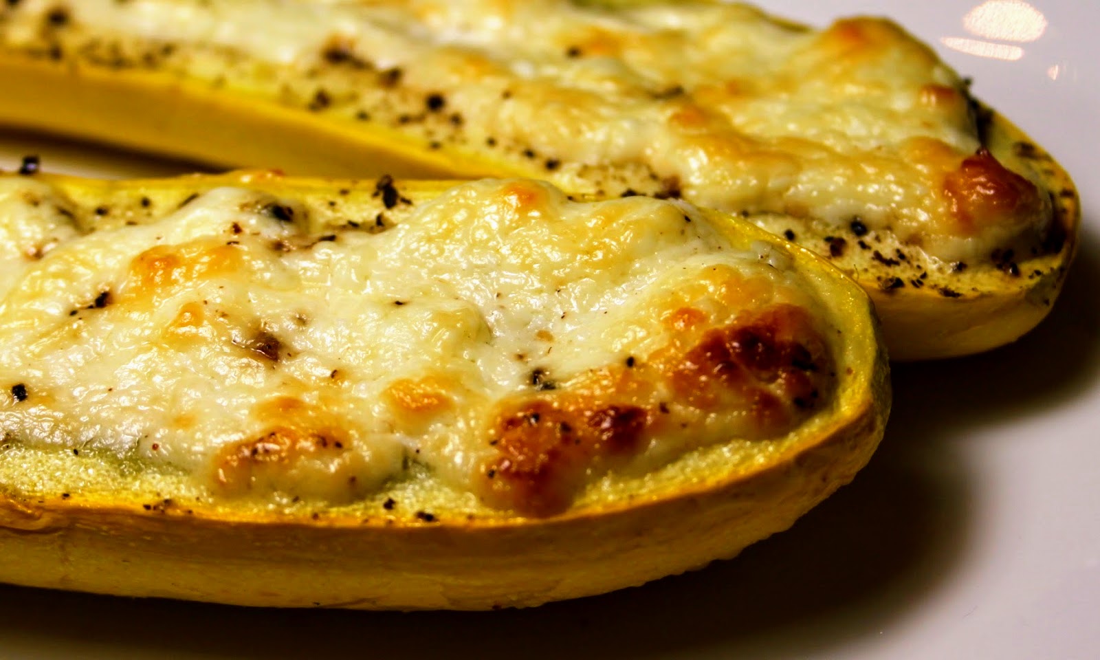 Effortnesslessly Roasted Yellow Squash with Goat Cheese