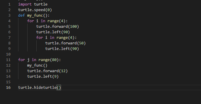 Scitech12345: DESIGN IN PYTHON USING TURTLE
