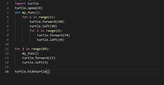 Scitech12345: DESIGN IN PYTHON USING TURTLE