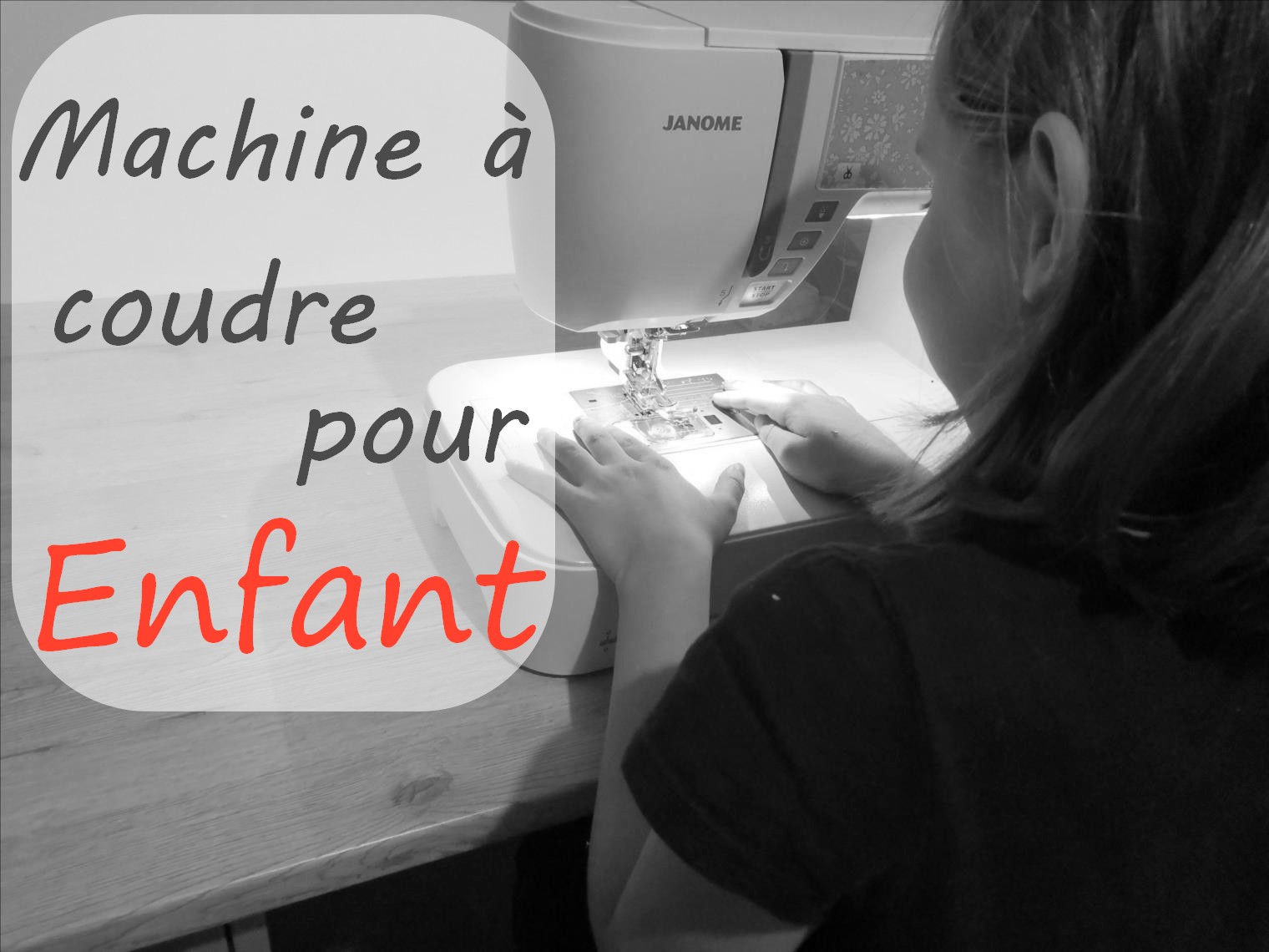 Machine à coudre enfant – Atelier de couture – Dès 8 ans (Eco-part