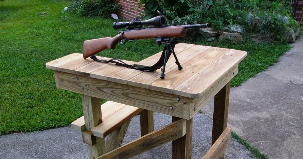 Build A Wooden Shooting Bench Qr Code Build A Wooden Shooting Bench Qr Code