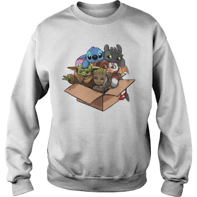 Baby Yoda Gizmo Groot Stitch And Toothless Hoodie, Baby Yoda Gizmo Groot Stitch And Toothless Sweatshirt, Baby Yoda Gizmo Groot Stitch And Toothless  Shirts