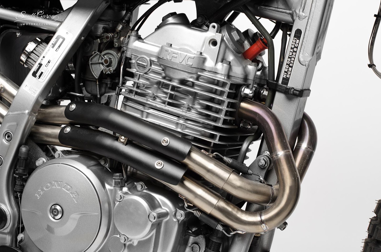 honda dominator exhaust