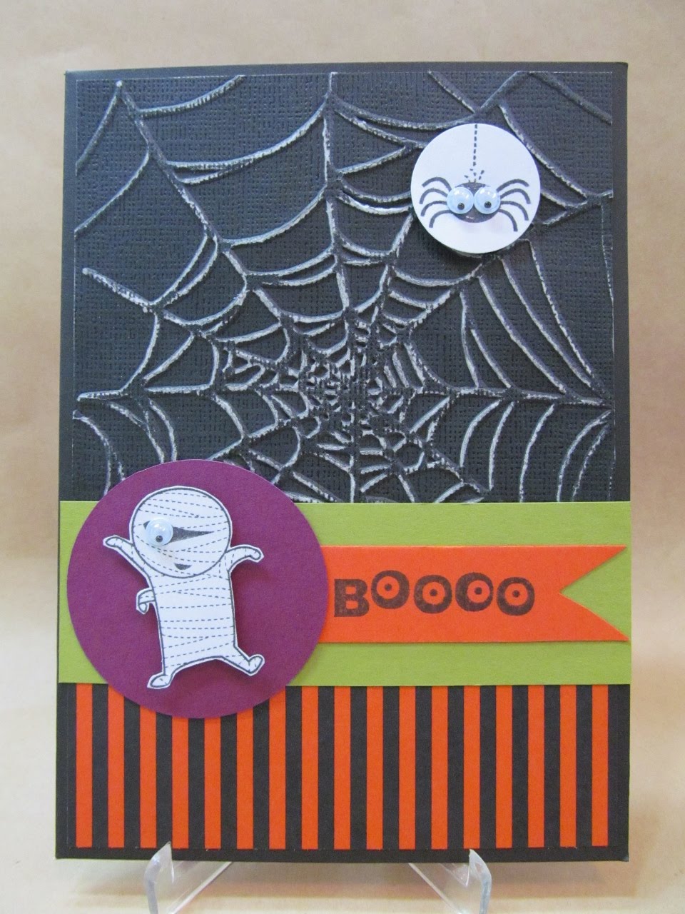Savvy Handmade Cards Spider  Halloween Card