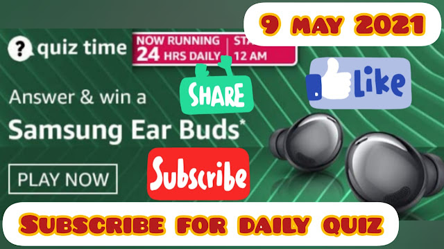 Samsung Ear Buds Quiz | Amazon Quiz Answers Today Samsung Ear Buds Quiz | Amazon Quiz Answers Today