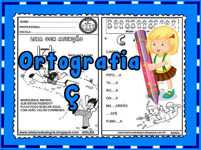 Leitura E Interpretacao De Texto Ortografia C Mistura De Alegria