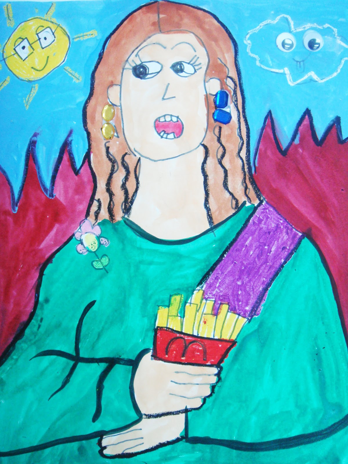 Kids' Art: Monalisa