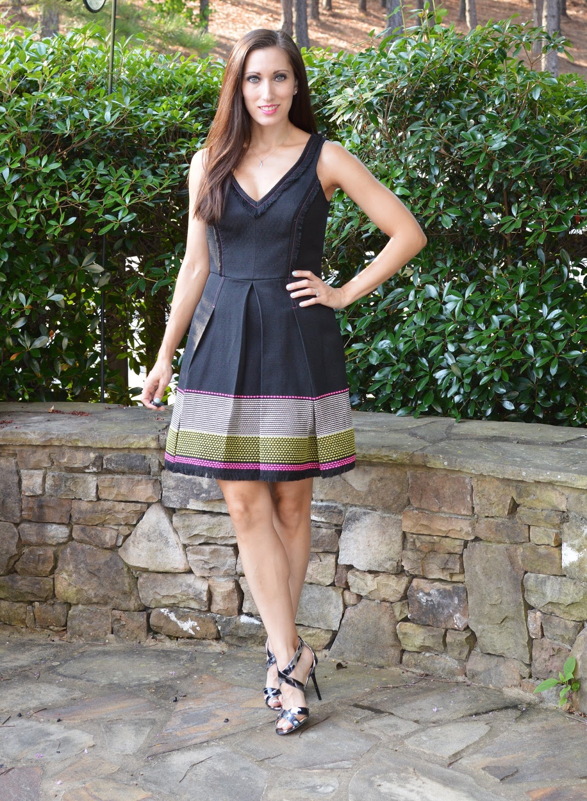 slimming fringe dress