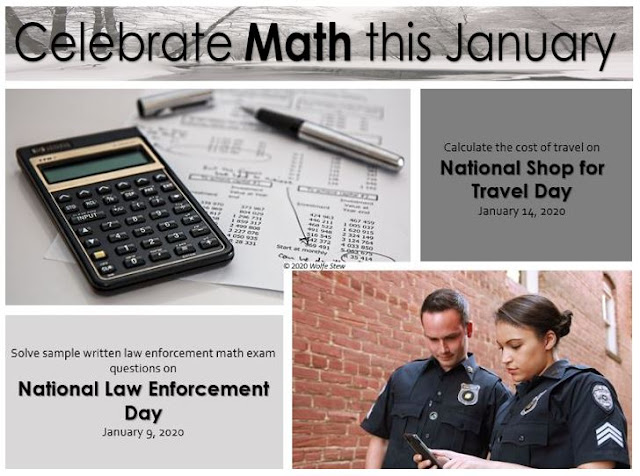 National Shop for Travel Day and National Law Enforcement Day activities.