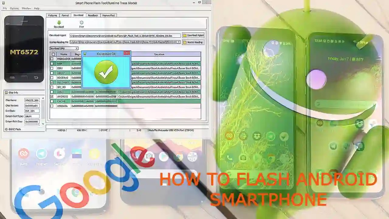 How to flash android smartphone.
