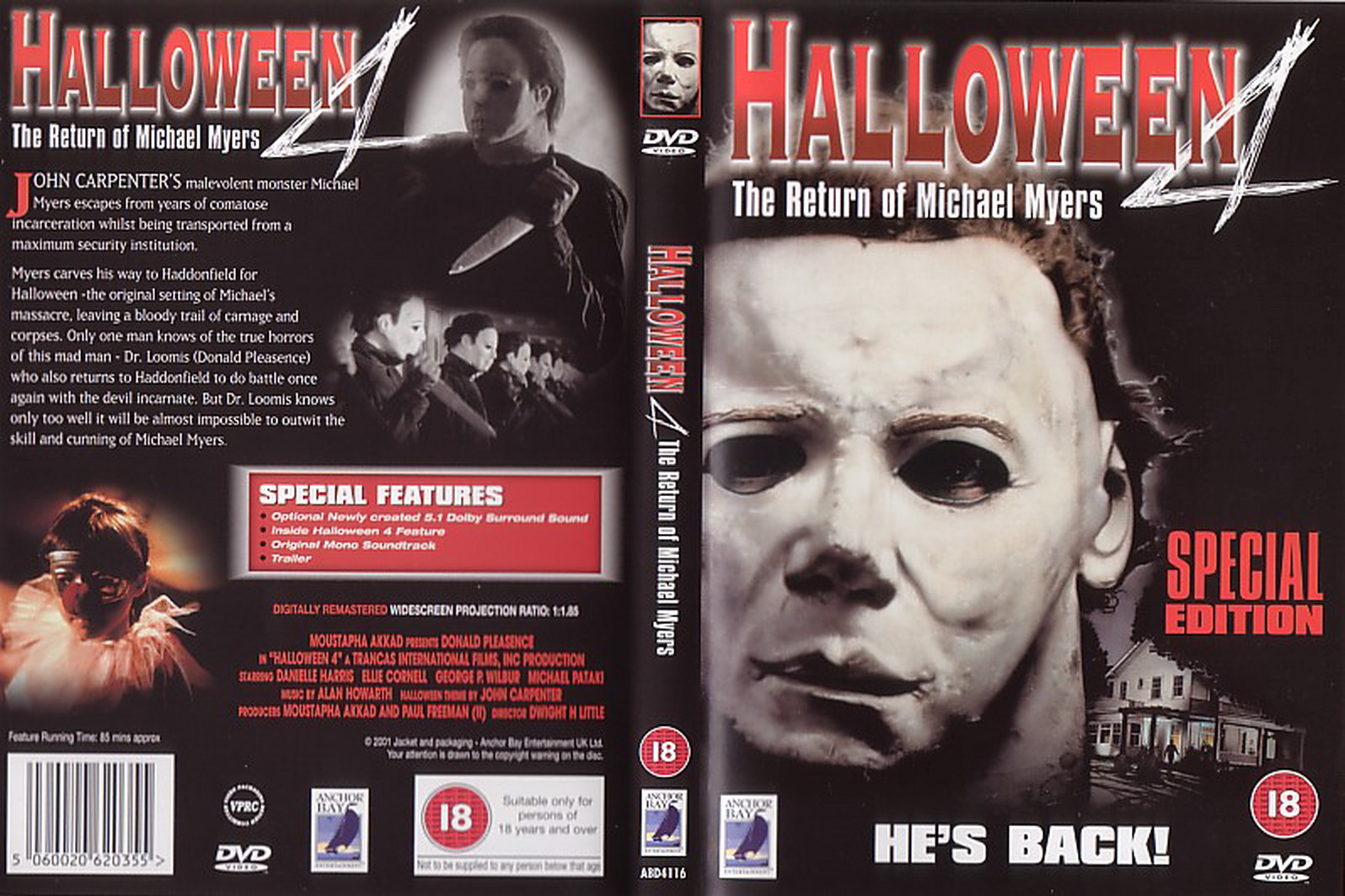 The Horrors of Halloween HALLOWEEN 4 THE RETURN OF MICHAEL MYERS (1988