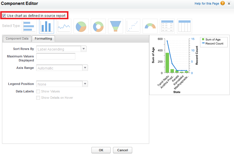 How to add combinational chart in Dashboard in Salesforce ...