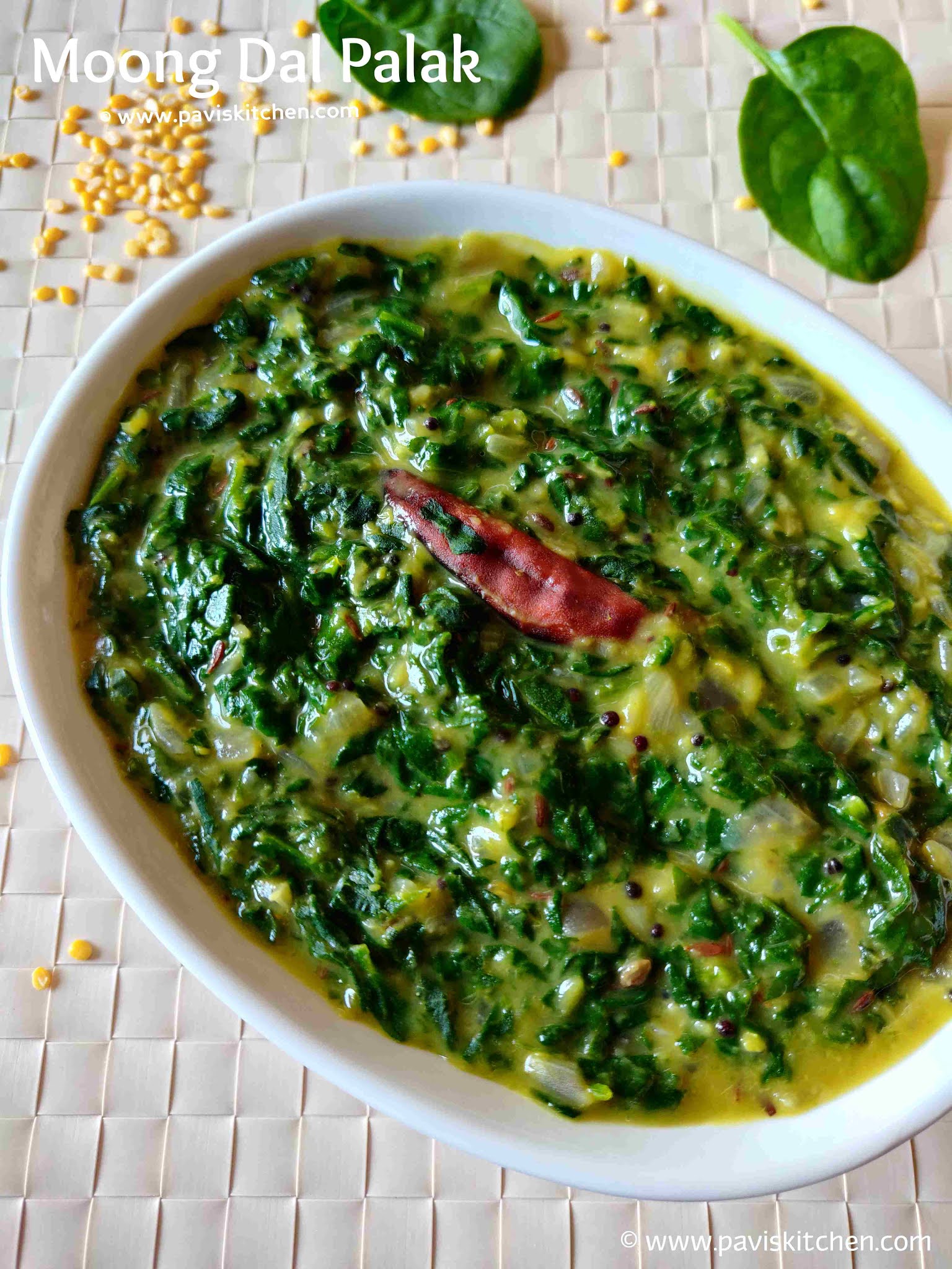 Moong Dal Palak Recipe | Spinach Dal | Palak Dal Curry