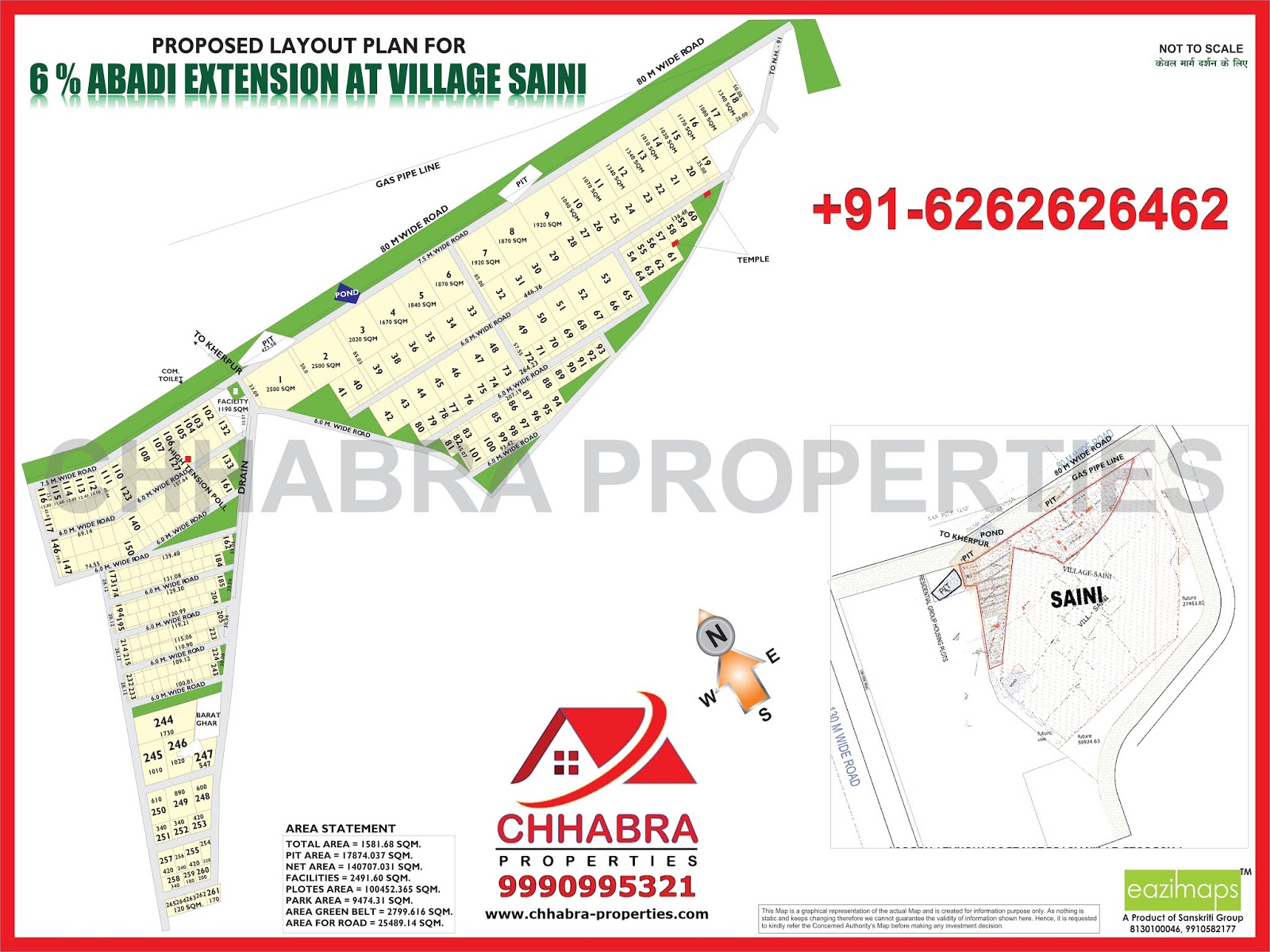 chhabra properties Alpha1 Greater Noida Map Layout Plan