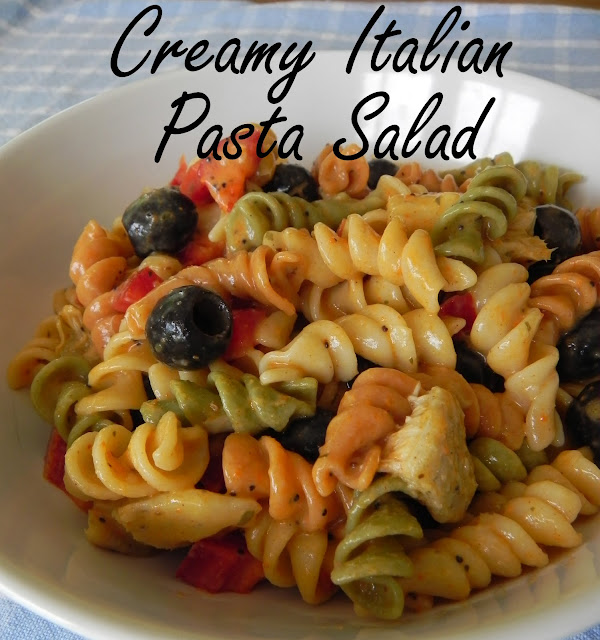 Gift of Simplicity: Creamy Italian Pasta Salad