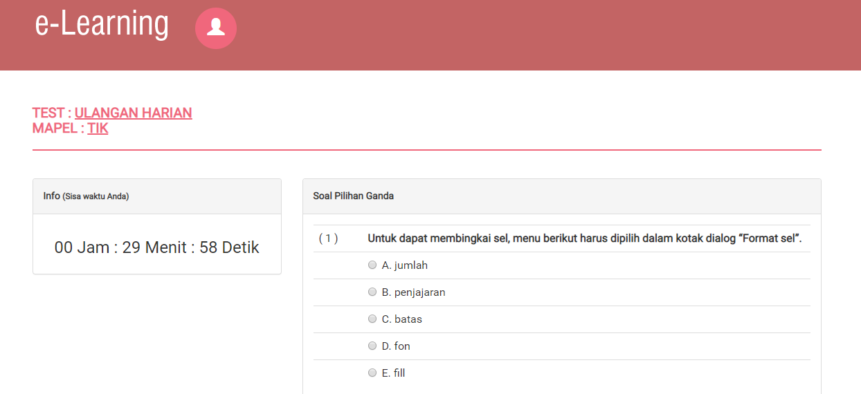 Download source code web e-learning + ujian online Download Source Code Web E-learning + Ujian Online | EKO NYONTEK