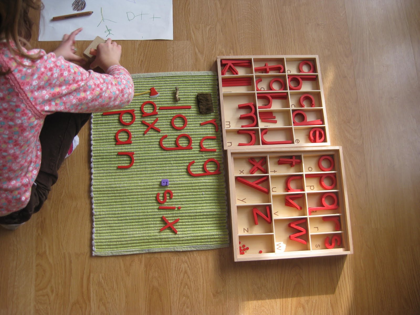 The Wonder Years: Our Beginner Reading and Writing Montessori Materials.