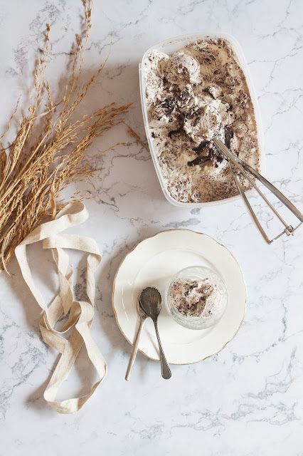 Gelato alla stracciatella fatto in casa con la gelatiera