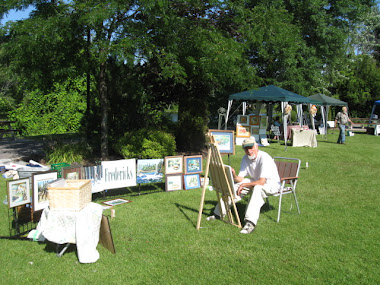 Working the Marmora Art in the Park Show