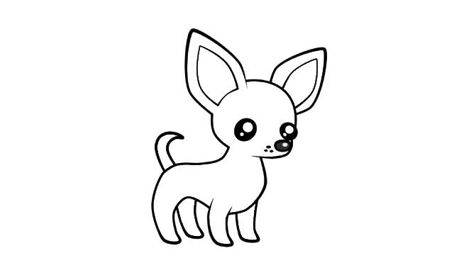 Dibujos Faciles de Perros para niños