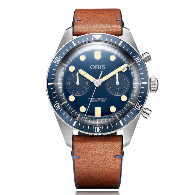 Oris Divers Sixty-Five Chronograph Bucherer Blue Editions