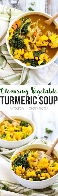 Cleansing Vegetable Turmeric Soup | variousfoods