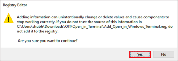 add-open-in-terminal-การลงทะเบียน