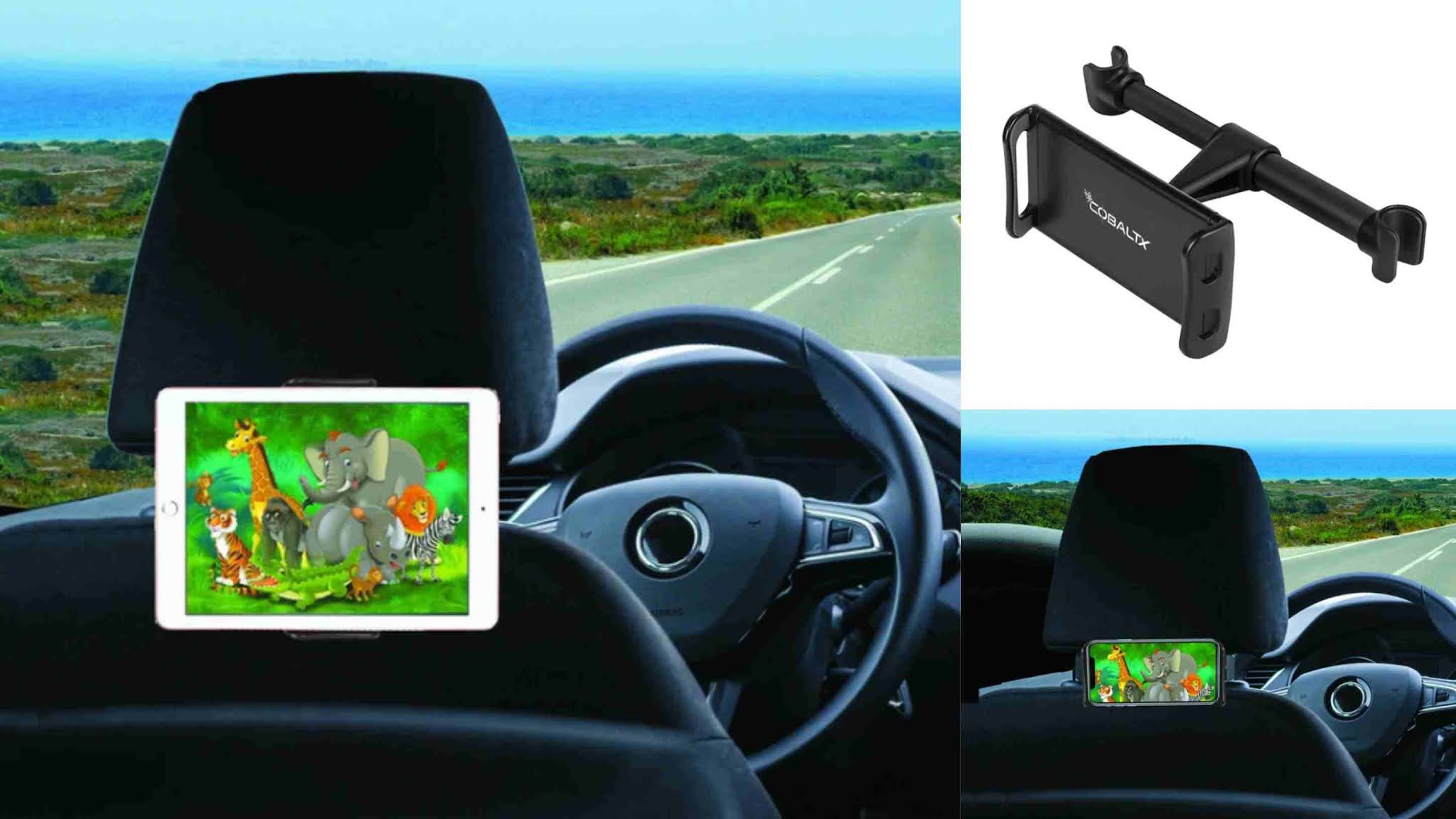 Universal headrest car mount for tablets and smartphones review wheeledparadise