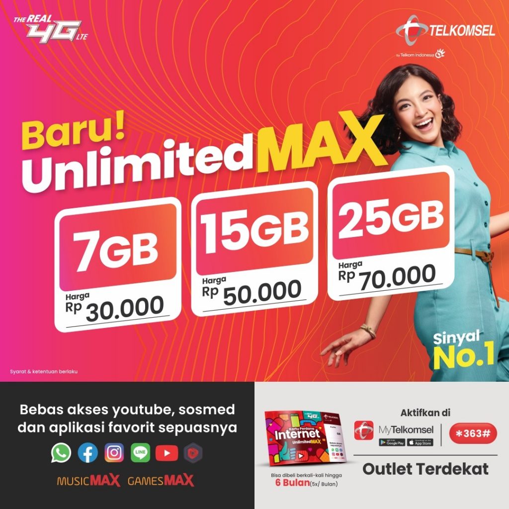 TRIK UBAH KOUTA UNLIMITED MAX TELKOMSEL AGAR BISA DIGUNAKAN SEMUA
