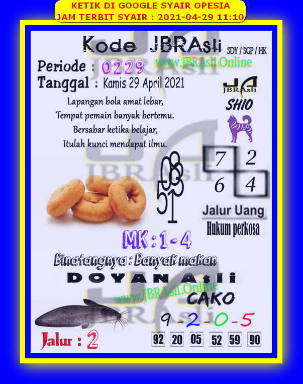 Syair Sdy Hari Ini Kamis 29 April 2021 Opesia Official Syair Sdy Hari Ini Kamis 29 April 2021 Opesia Official