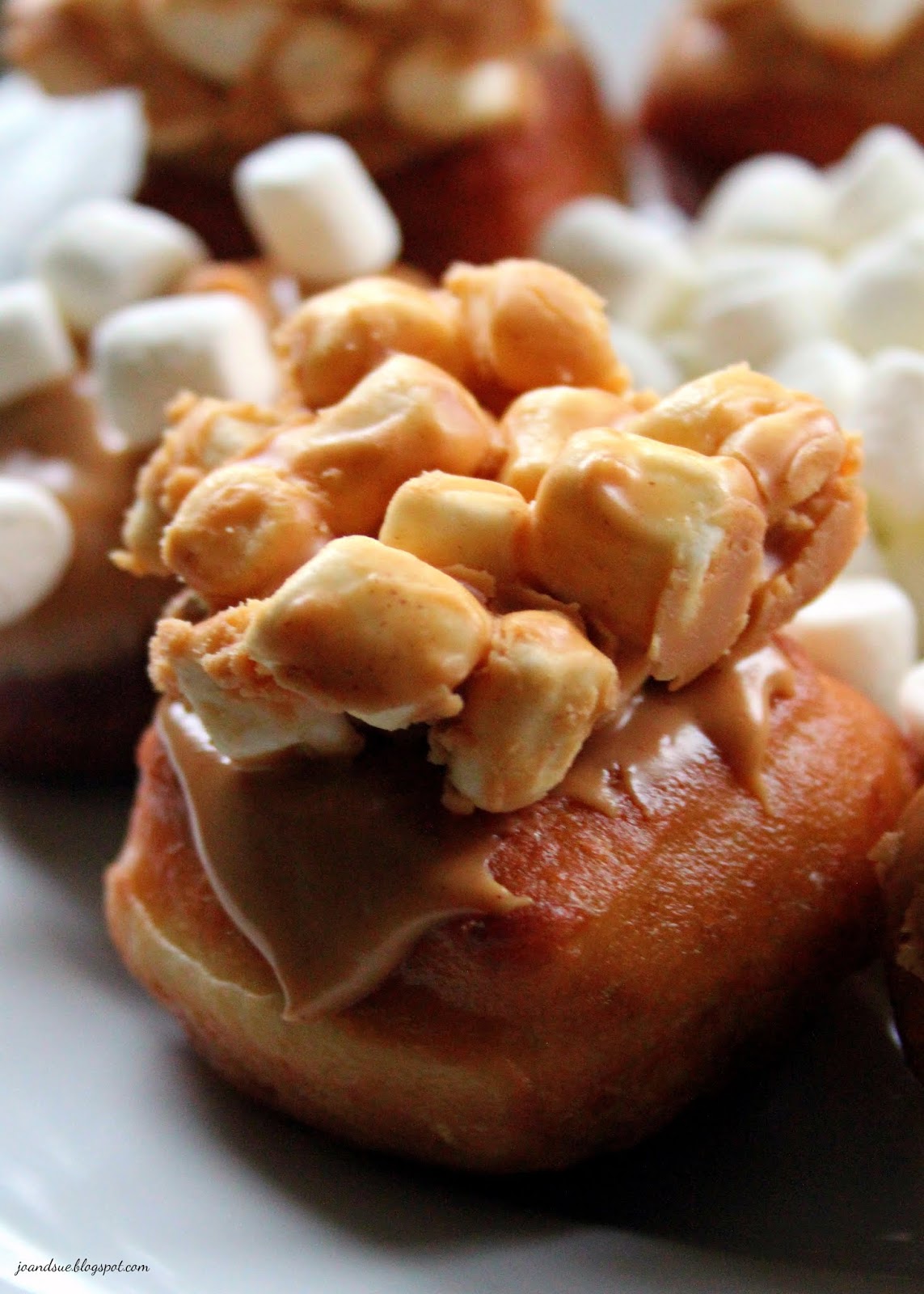 Jo and Sue Peanut Butter Butterscotch Donuts