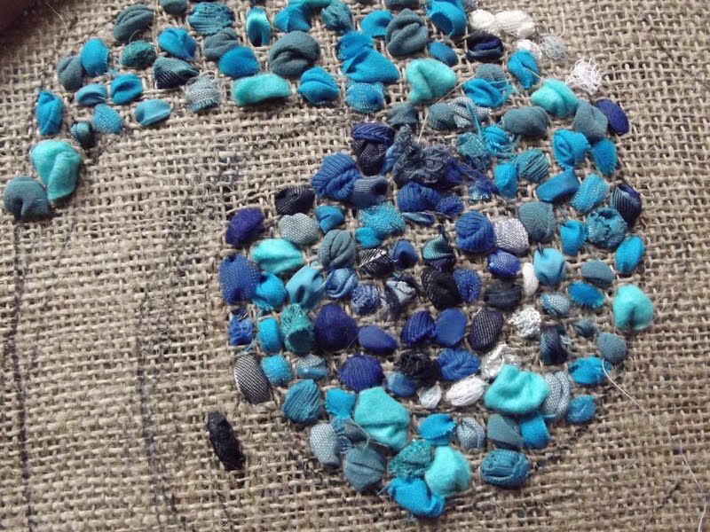 Delicate Stitches: The Sea: Rag Rug