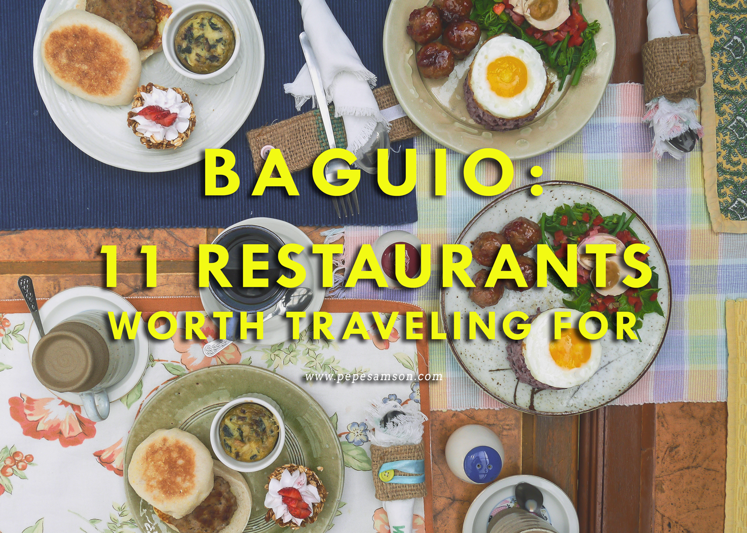 baguio tourist spot food trip